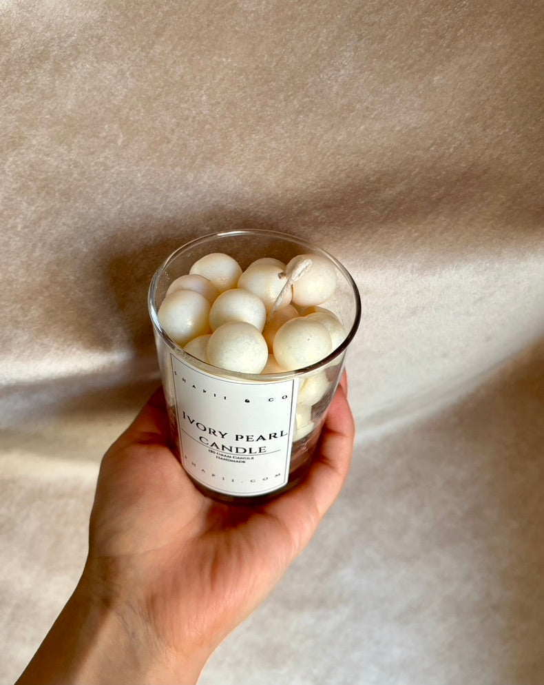 Ivory Pearl Candle