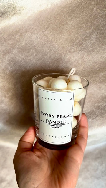 Ivory Pearl Candle