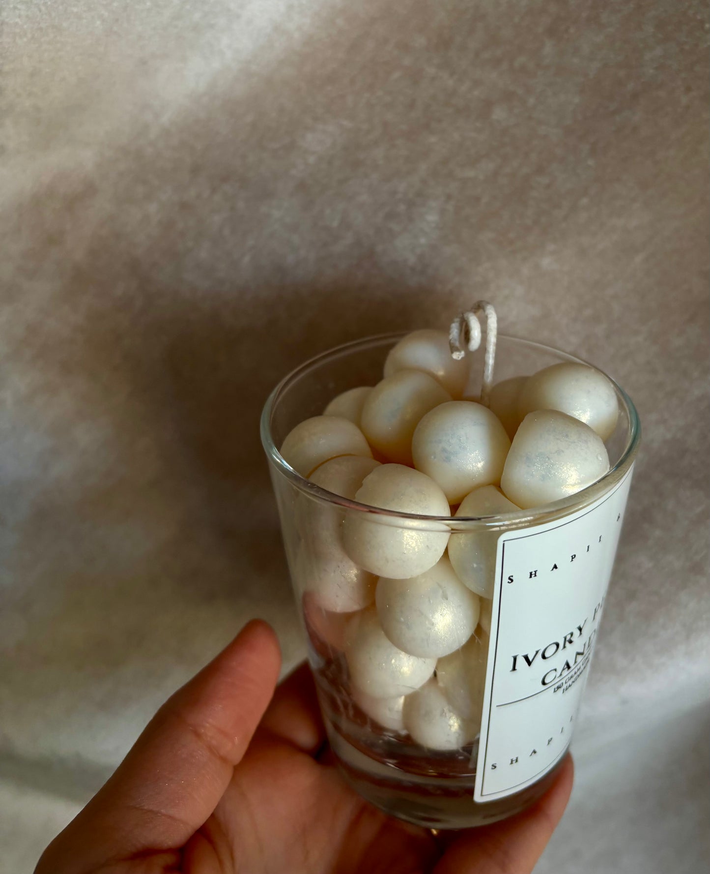 Ivory Pearl Candle