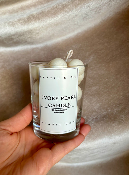 Ivory Pearl Candle